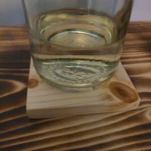 Natural Wood Coasters Set of 6